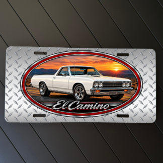 1967 El Camino Decor License Plates