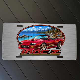 1988 Camaro IROC-Z Decor License Plate